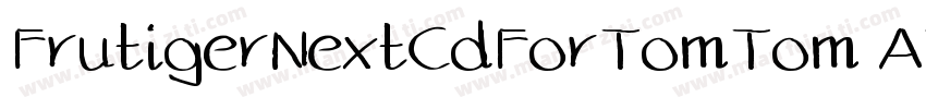 FrutigerNextCdForTomTom AR字体转换